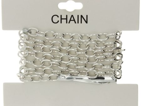 CHAIN NO-CLASP CABLE SILVER 6 MM X 1 YD Online