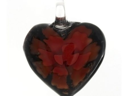 GLASS HEART 45 MM PENDANT Sale