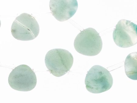 AMAZONITE 18mm Faceted Briolet TearDrop For Sale