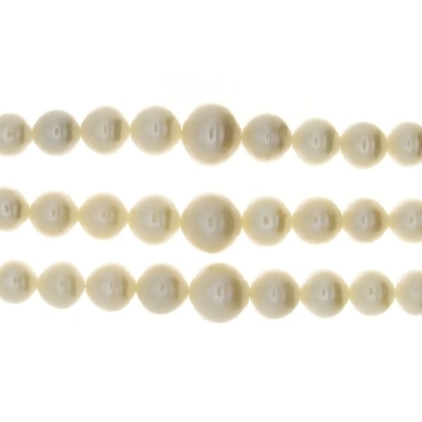 Pearl Fresh Water Graduated 16  Strand 9-4mm Hot on Sale