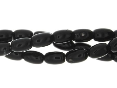 BLACK BARREL 9 X 12 MM STRAND For Cheap