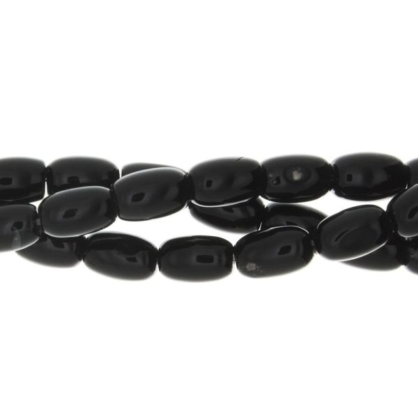 BLACK BARREL 9 X 12 MM STRAND For Cheap