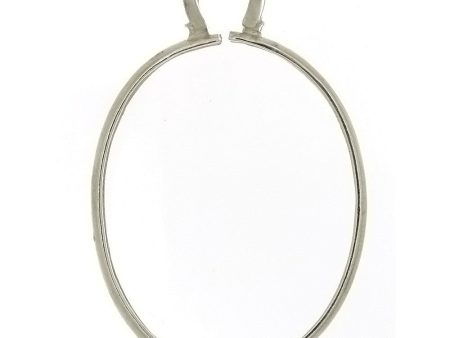 Sterling Sliver Setting Cinch Pendant Fits 30x40 Cabochon on Sale