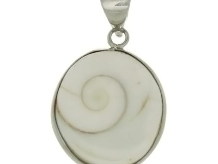 NATURAL SHELL SHIVA COIN 20 MM PENDANT Sale