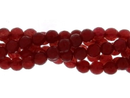 DYED ROUND FACETED 6 MM STRAND Fashion