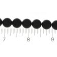 BLACK ROUND 10 MM STRAND Cheap