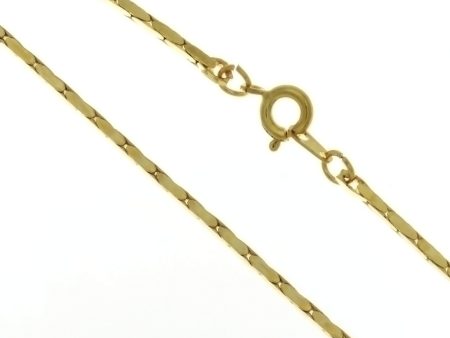 CHAIN NECKLACE ZEBRA GOLD 1.4 MM X 18 IN (DOZ) Online