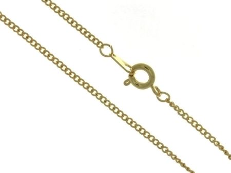 CHAIN NECKLACE CURB GOLD 1.6 MM X 24 IN (DOZ) on Sale