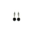 DROP BLACK ONYX COIN SS EARRINGS Fashion