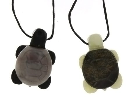 CORDED GEMSTONE VARIOUS TURTLE NECKLACE (18 ) Fashion