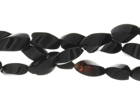 BLACK TWIST 8 X 15 MM STRAND Fashion