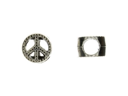 BEAD SYMBOL PEACE SIGN 8 X 10 MM Sale