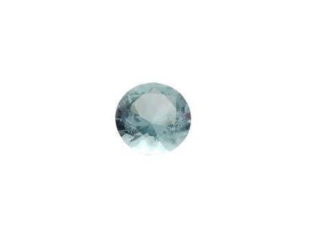 CUBIC ZIRCONIA AQUAMARINE ROUND FACETED GEMS Online