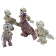 ANIMAL DINOSAUR T-REX SOAPSTONE CARVING (3) Discount