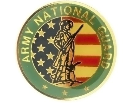 ENAMEL MILITARY ARMY NATIONAL GUARD INSERT For Cheap