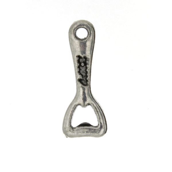 NOVELTY BOTTLE OPENER 11 X 28 MM PEWTER CHARM Online Hot Sale