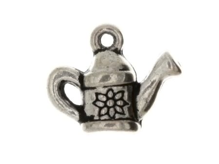 NOVELTY WATERING CAN 17 X 21 MM PEWTER CHARM on Sale