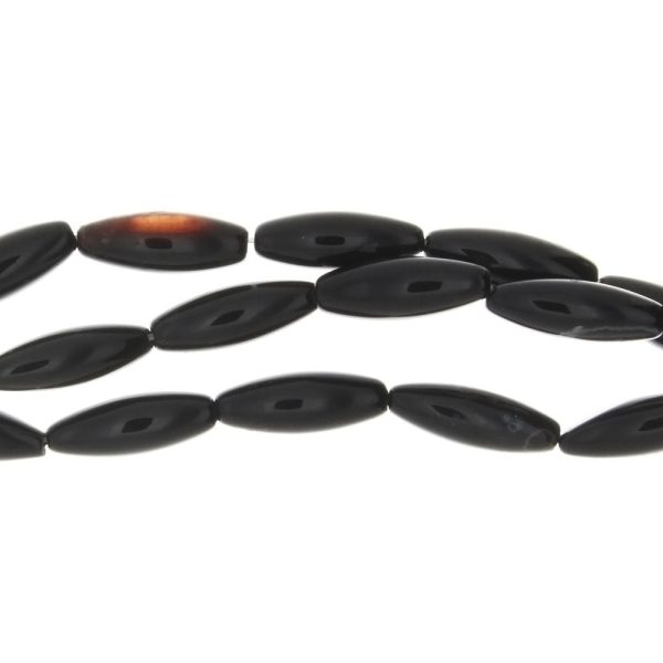 BLACK RICE 6 X 17 MM STRAND For Discount