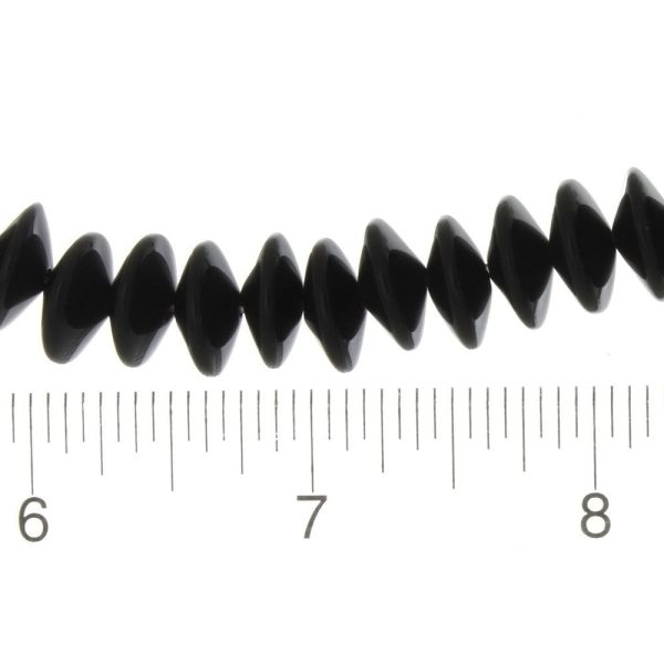 BLACK SAUCER 6 X 12 MM STRAND on Sale