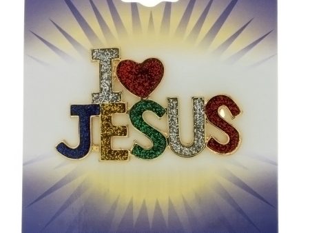 BROOCH NOVELTY I HEART JESUS 18 KT Sale