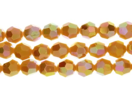 VINTAGE BOHEMIAN ROUND FACETED 15 MM STRAND Sale