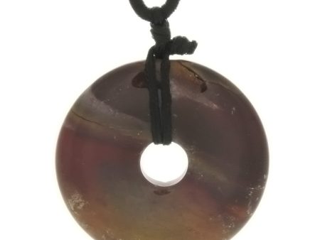 CORDED GEMSTONE VARIOUS DONUT NECKLACE For Cheap