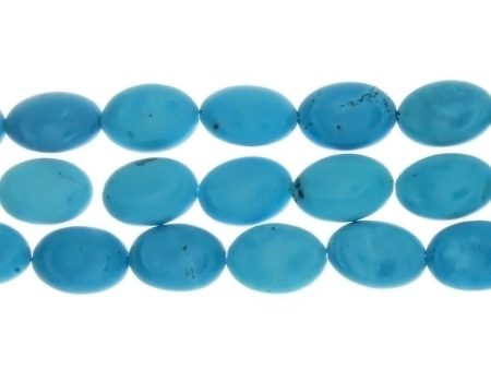 TURQUOISE MAGNESITE OVAL 10 X 14 MM STRAND Online