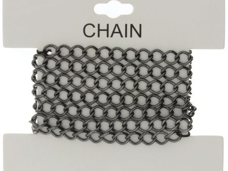 CHAIN NO-CLASP CURB GUNMETAL 6.5 MM X 1 YD Online