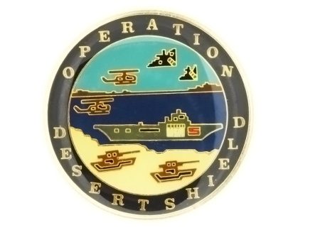 ENAMEL POLITICAL OPERATION DESERT SHIELD INSERT Online