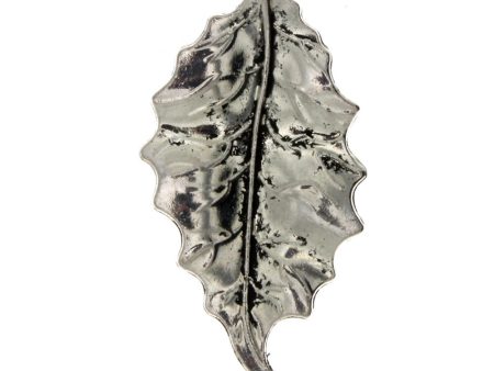 NATURE LEAF 25 X 42 MM PEWTER CHARM Cheap