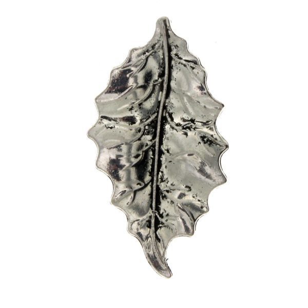 NATURE LEAF 25 X 42 MM PEWTER CHARM Cheap