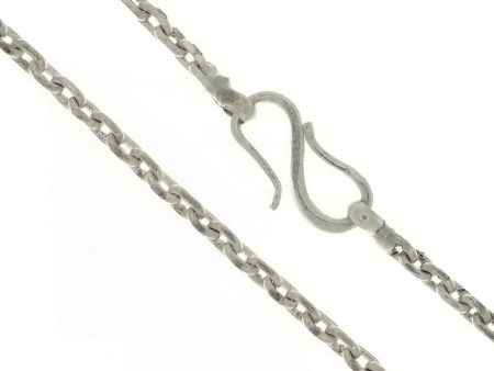 Chain Necklace Cable Sterling Silver 3 mm X 24 in Hot on Sale