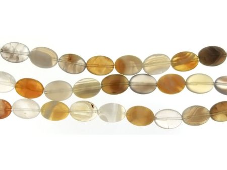 BOTSWANA YELLOW OVAL 10 X 14 MM STRAND Online Hot Sale