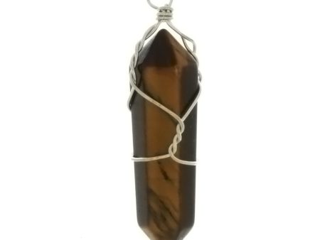 GEMSTONE TIGER S EYE POINT 30 MM WW PENDANT Hot on Sale