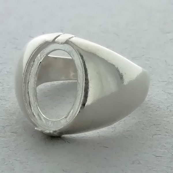 CABOCHON MEN S 10 X 14 MM SS RING Online Sale