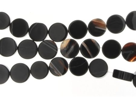 BLACK LINE COIN 12 MM STRAND For Discount