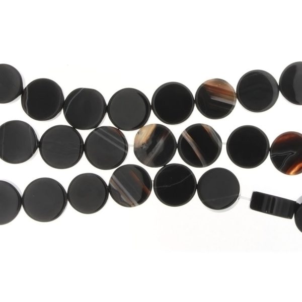 BLACK LINE COIN 12 MM STRAND For Discount