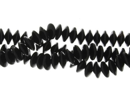 BLACK SAUCER 6 X 12 MM STRAND on Sale