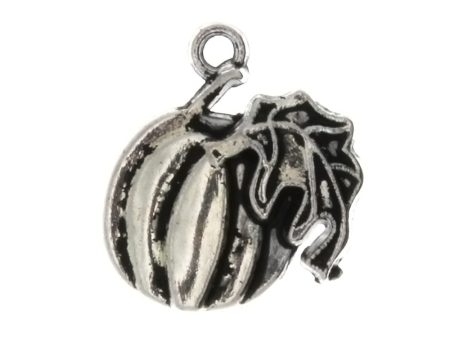 FOOD PUMPKIN 17 X 20 MM PEWTER CHARM Online Hot Sale