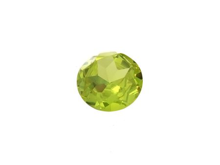 CUBIC ZIRCONIA PERIDOT ROUND GIANT FACETED GEMS For Discount