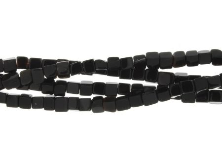 BLACK CUBE 5 MM STRAND Fashion