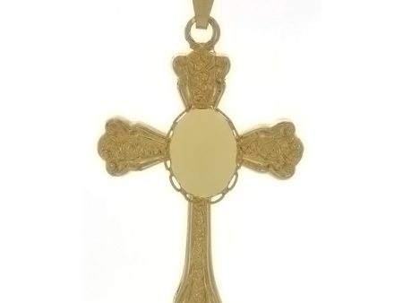 Cabochon Setting Cross Pendant Holds 10x14 mm Cabochon Online