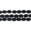 BLACK STONE MELON FROSTED 8 X 10 MM STRAND Online now