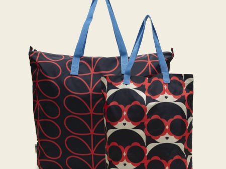 2 Pack Packaway Bags - Navy Online Hot Sale