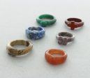 BAND GEMSTONE STYLE 5 MM RING (12) Online Sale