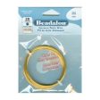 BEADALON 24 GAUGE ROUND GOLD WIRE (12 M) For Sale