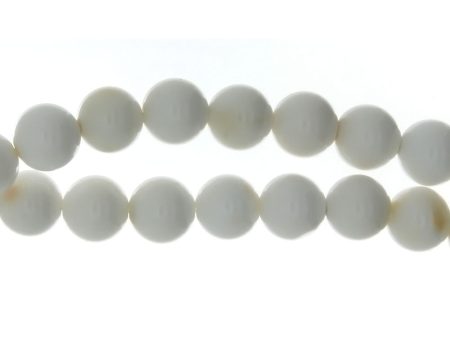 WHITE ROUND 8 MM STRAND For Discount