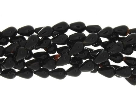 BLACK DROPLET 3 X 6 X 9 MM STRAND For Discount