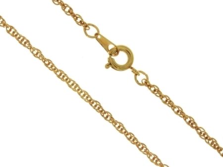 CHAIN NECKLACE ROPE GOLD 1.9 MM X 24 IN (DOZ) Online Sale