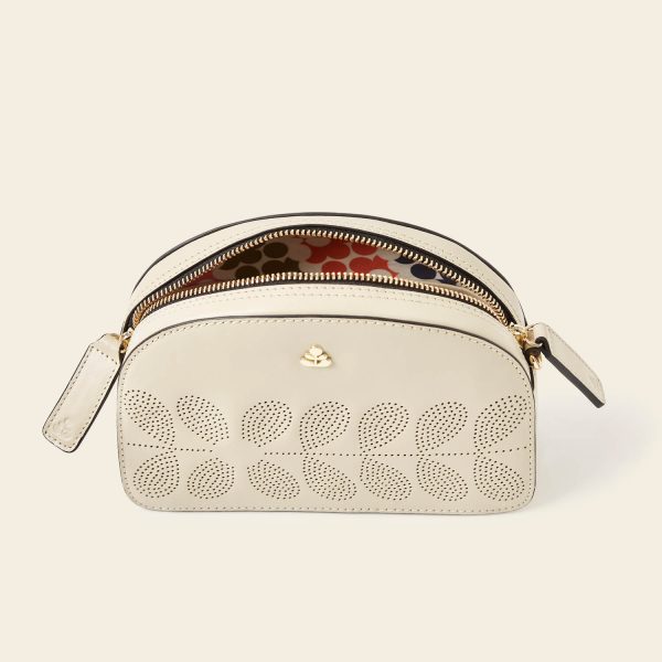 Babaluna Crossbody - Cream Punched Flower Supply